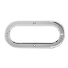 GG80808 - CR. PLASTIC VERTICAL GROMMET COVER W/ VISOR FOR OVAL LIGHT