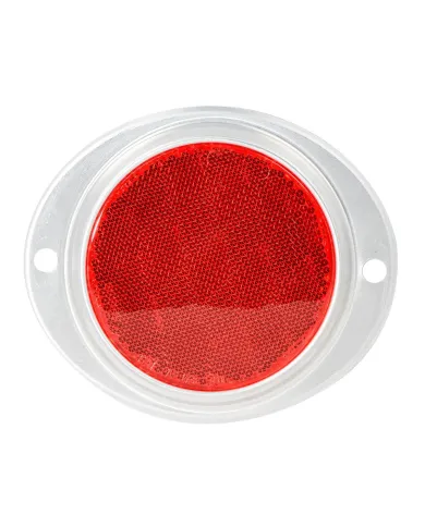 GG80816 - 3" RED REFLECTOR W/ALUMINUM SCREW MOUNT BASE