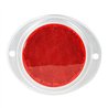 GG80816 - 3" RED REFLECTOR W/ALUMINUM SCREW MOUNT BASE