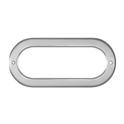 GG80817 - CR. PLASTIC GROMMET COVER W/O VISOR FOR OVAL LIGHT