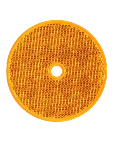 GG80821 - 3-1/4" AMBER CENTER MOUNT REFLECTOR