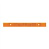 GG80865 - AMBER REFLECTOR STRIP W/ 2 MOUNTING HOLES 12"L X 1"W