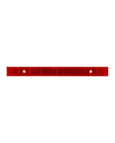 GG80866 - RED REFLECTOR STRIP W/ 2 MOUNTING HOLES 12"L X 1"W