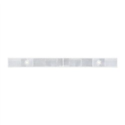 GG80867 - WHITE REFLECTOR STRIP W/ 2 MOUNTING HOLES 12"L X 1"W