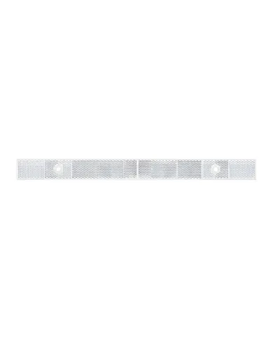 GG80867 - WHITE REFLECTOR STRIP W/ 2 MOUNTING HOLES 12"L X 1"W