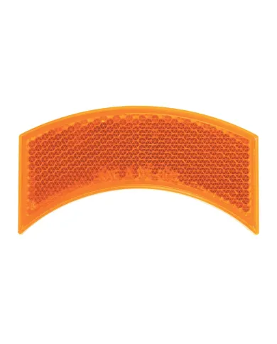 GG81200 - AMBER HALF MOON STICK-ON REFLECTOR