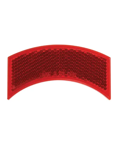 GG81205 - RED HALF MOON STICK-ON REFLECTOR