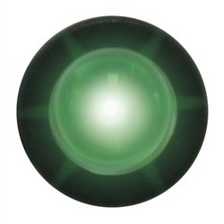 GG81253 - GREEN 1-LED SNAKE LED LIGHT W/ HARD WIRED LEAD
