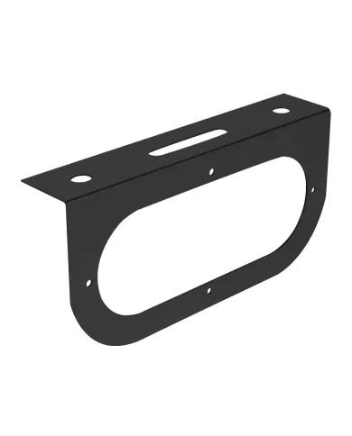 GG81380 - BLACK L MOUNTING BRACKET W/ 1 OVAL HOLE