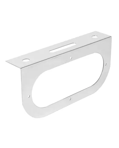 GG81382 - S.S. L MOUNTING BRACKET W/ 1 OVAL HOLE