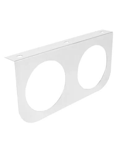 GG81433 - S.S. DOUBLE LIGHT "L" MOUNTING BRACKET FOR 4" SEALED LIGHTS
