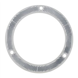 GG81632 - 4" CLEAR REFLECTORIZED RING FOR GG FLANGE MOUNT RIM