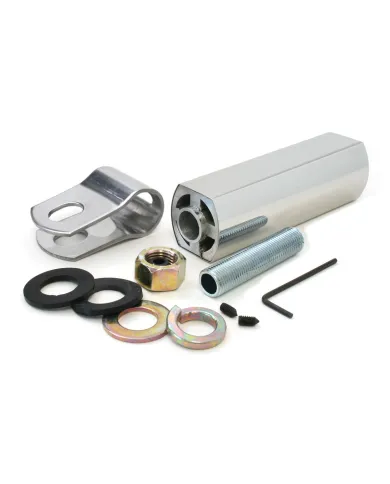 GG81960 - 5" L ALUM. W/S.S. EXTENSION S.S. MIRROR ARM CLAMP & HW