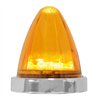 GG81978 - AMBER/AMBER WATERMELON SURFACE MOUNT 19LED LIGHT W/S.S. BEZEL