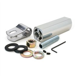 GG82004 - 3" L ALUM. W/S.S. EXTENSION S.S. MIRROR ARM CLAMP & HW