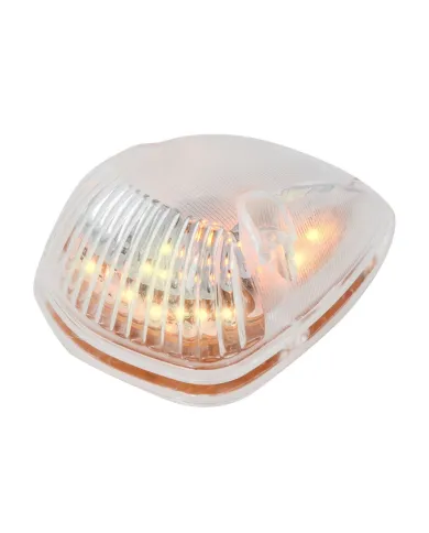 GG82261 - TRIANGLE AMBER/CLEAR 12 LED PICKUP/SUV CAB MARKER LIGHT