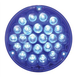 GG82270 - 4" PEARL BLUE 24 LED LIGHT W/ 1157 BULB BASE