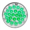 GG82278 - 4" PEARL GREEN/CLEAR 24 LED W/ CR. DIE CAST HOUSING