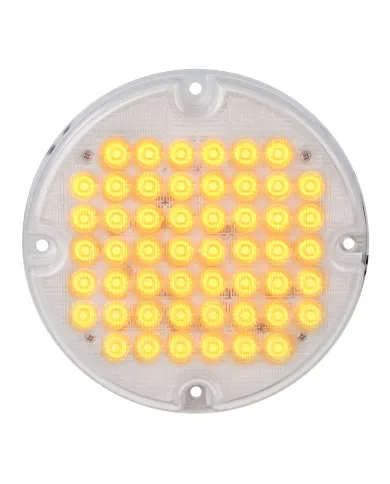 GG82351 - 7" SMART DYNAMIC AMBER/CLEAR 52 LED BUS SEALED LIGHT