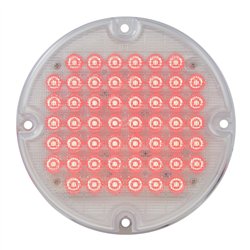 GG82353 - 7" SMART DYNAMIC RED/CLEAR 52 LED BUS SEALED LIGHT