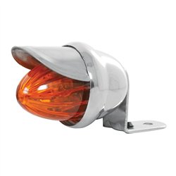 GG82770 - CR. SINGLE MINI AMBER MARKER LIGHT W/VISOR