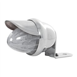 GG82772 - CR. SINGLE MINI CLEAR MARKER LIGHT W/VISOR