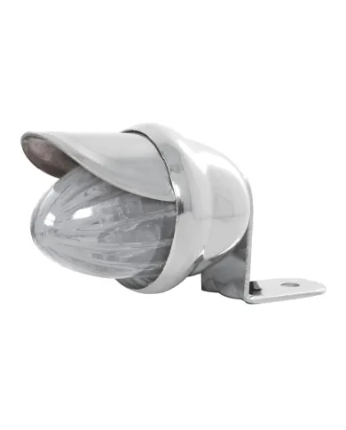 GG82772 - CR. SINGLE MINI CLEAR MARKER LIGHT W/VISOR