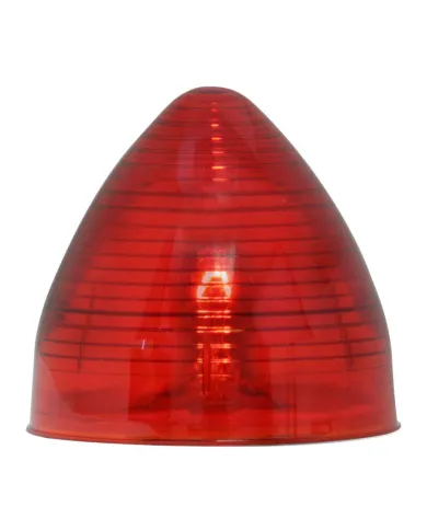 GG82835 - 2-1/2" RED BEEHIVE LIGHT 