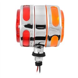 GG83222 - 3" 2 FACE AM/RED PROJECTED LIGHT W/ S.S. RIM