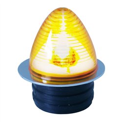 GG84220 - AMBER FLAP HOLDER LIGHT FOR FLT & 2" ID HOLDER