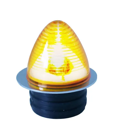 GG84220 - AMBER FLAP HOLDER LIGHT FOR FLT & 2" ID HOLDER