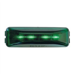 GG84444 - MEDIUM RECT. GREEN/GREEN 4-LED INTERIOR USE LIGHT