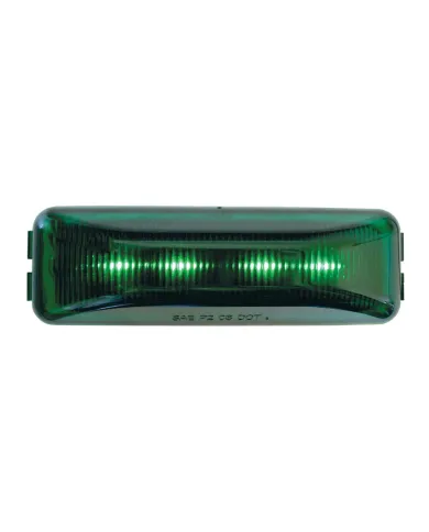 GG84444 - MEDIUM RECT. GREEN/GREEN 4-LED INTERIOR USE LIGHT