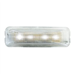 GG84447 - MEDIUM RECT. WHITE/CLEAR 4-LED UTILITY/INTERIOR LIGHT