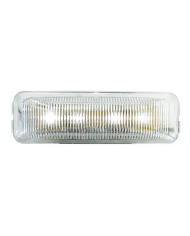GG84447 - MEDIUM RECT. WHITE/CLEAR 4-LED UTILITY/INTERIOR LIGHT