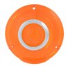 GG86720 - 4" 3 SCREW AMBER PLASTIC LENS W/CR. RIM