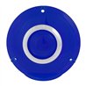 GG86721 - 4" 3 SCREW BLUE PLASTIC LENS W/CR. RIM