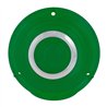 GG86722 - 4" 3 SCREW GREEN PLASTIC LENS W/CR. RIM