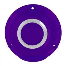 GG86723 - 4" 3 SCREW PURPLE PLASTIC LENS W/CR. RIM