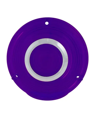 GG86723 - 4" 3 SCREW PURPLE PLASTIC LENS W/CR. RIM