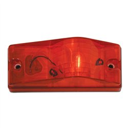 GG87013 - RECT. RED SIDE MOUNT MARKER/ TURN LIGHT
