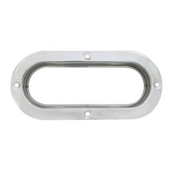 GG87146 - S.S. FLANGE MOUNT BEZEL FOR OVAL LIGHT