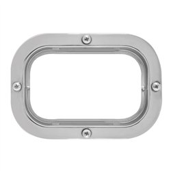 GG87147 - S.S. FLANGE MOUNT RIM FOR RECT SEALED LIGHT