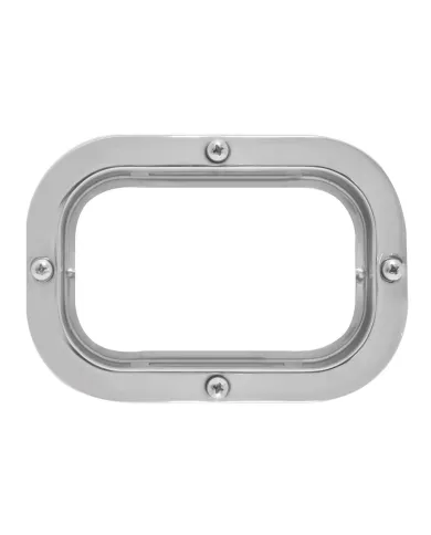 GG87147 - S.S. FLANGE MOUNT RIM FOR RECT SEALED LIGHT