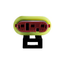 GG87368 - 3 PIN T-F/F LIGHT PLUG 18GA 8 INCH WIRE