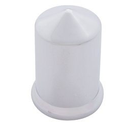 UP10011B-1-1/2" X 3" Chrome Plastic Pointed Nut Cover - Push-On (Bulk)