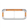 GG87595 - CR. PL. DUAL RECT. HEADLIGHT BEZEL W/VISOR 21-LED AM/AM