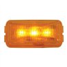 GG87640 - SMALL RECT. AMBER 3-LED SEALED LIGHT