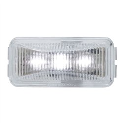 GG87647 - SMALL RECT. WHITE/CLEAR 3-LED UTILITY SEALED LIGHT