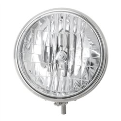 GG87730 - S.S. 9-1/2" HEADLAMP W/ LENS & 9007 HALOGEN BULB